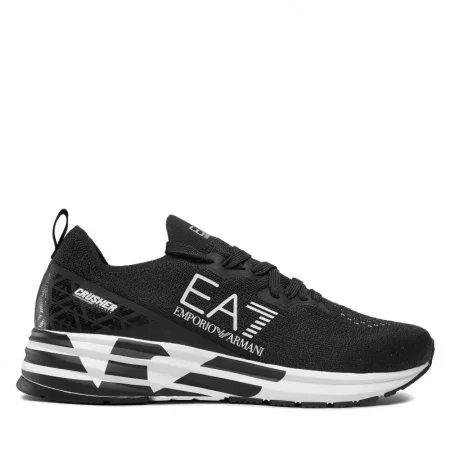 Emporio Armani Men's Black+White Training Shoes