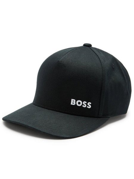 BOSS SEVILE ICONIC CAP IN BLACK