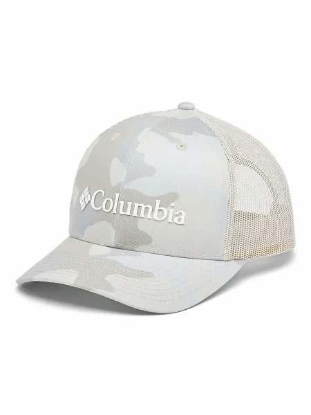 Columbia Unisex Beige Mesh Snap Back Cap - High Crown