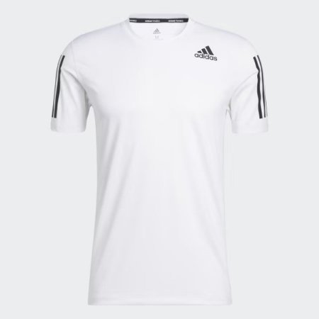 TECHFIT 3-STRIPES FITTED TEE