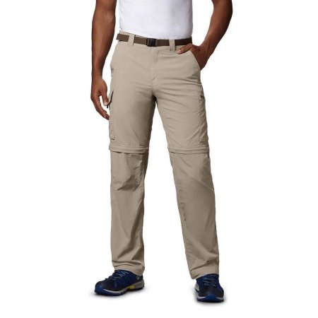 Columbia Men Cream Silver Ridge Convertible Pant