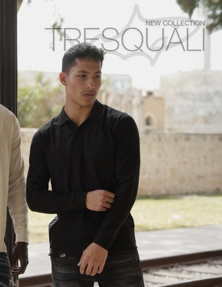 Jacquard Polo Long Sleeve