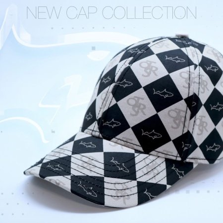 ARGYLE SHARK LOGO CAP