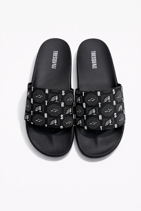 All Over Shark Logo Comfort Slipper