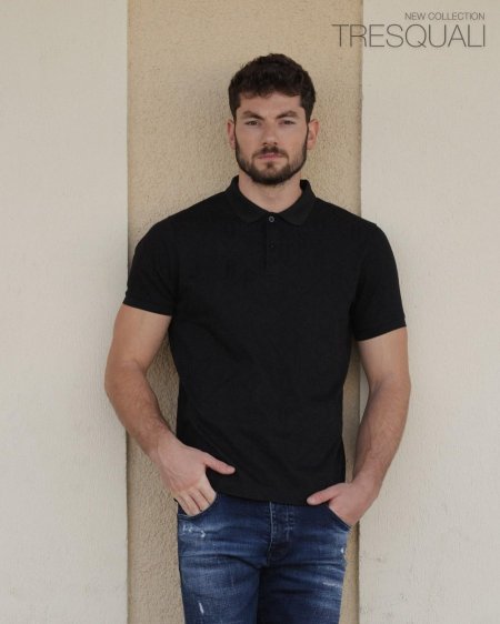 Men JQ Polo Black