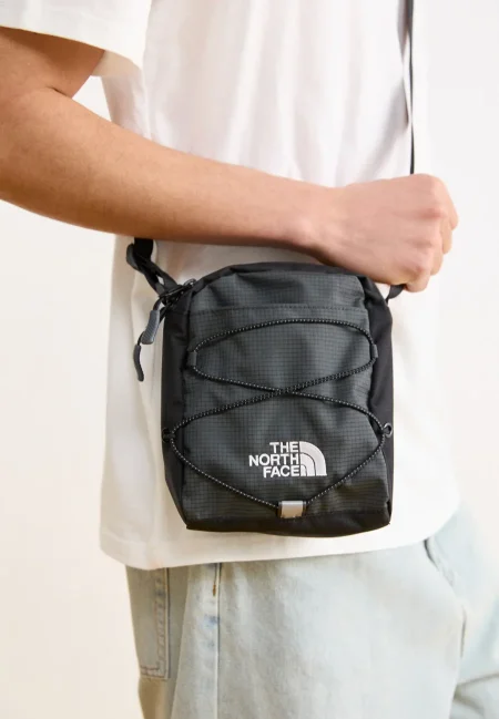 JESTER UNISEX - Cross body bag - asphalt grey/black silver reflective