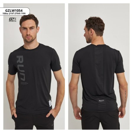 FITNESS MAN SLEEVES T-SHIRT-BLACK