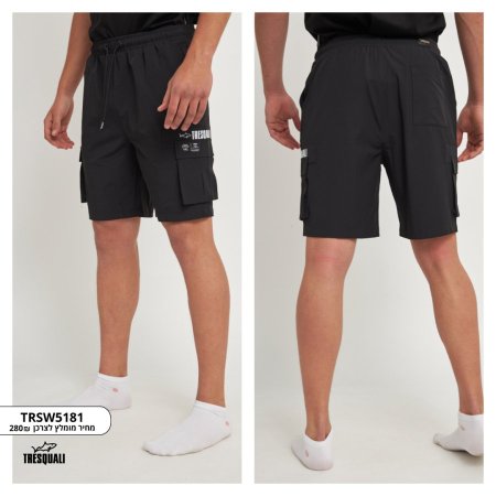 MEN NYLON SHORT/BLACK TRSW5181