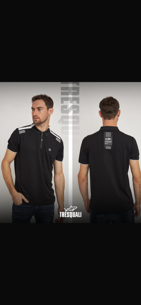 Dry Fit Polo Shirt/ Black TRAW5188