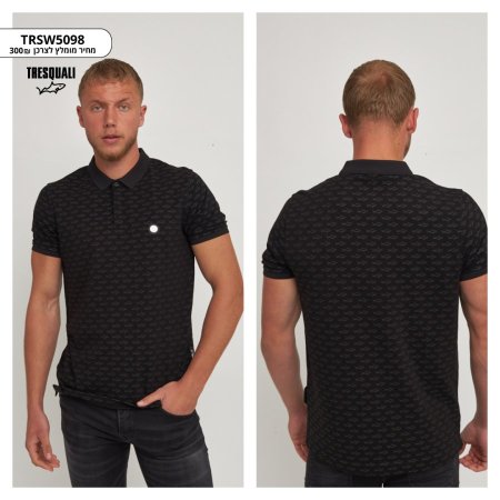 Polo Short Sleevs/Black TRSW5098