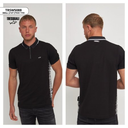 Polo Short Sleevs/Black TRSW5088