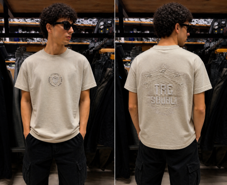 TEXTILED BASIC T- Shirt