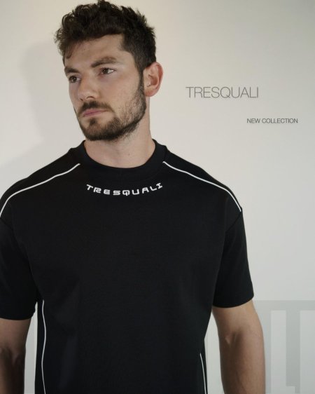 Over Size Captioned Collart - Shirt