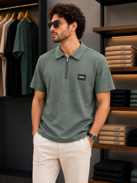 Men JQ Polo Green