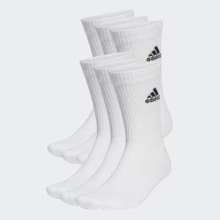 CUSHIONED SPORTSWEAR CREW SOCKS 6 PAIRS
