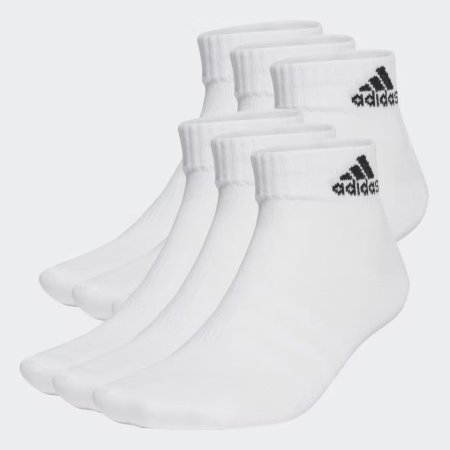 THIN AND LIGHT SPORTSWEAR ANKLE SOCKS 6 PAIRS