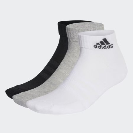 CUSHIONED SPORTSWEAR ANKLE SOCKS 3 PAIRS