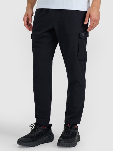 Men's quick-drying training trousers - black