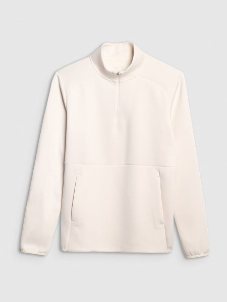 Men's regular quick-drying training sweatshirt - white