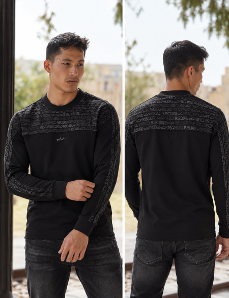 Men’s L/s B Tee Black