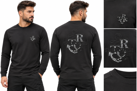 Men’s L/S B Tee Black