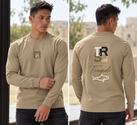 Men’s L/S M Tee L.Olive