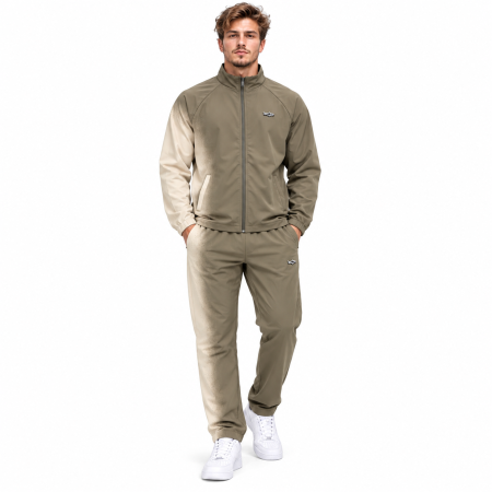 Men’s Nylon Tracksuit Khaki