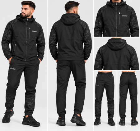 MEN NYLON HOODE SUIT