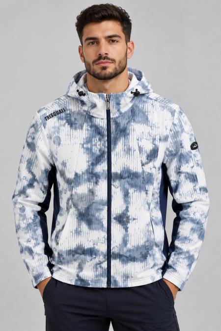 Men’s Hooded Top white / Navy