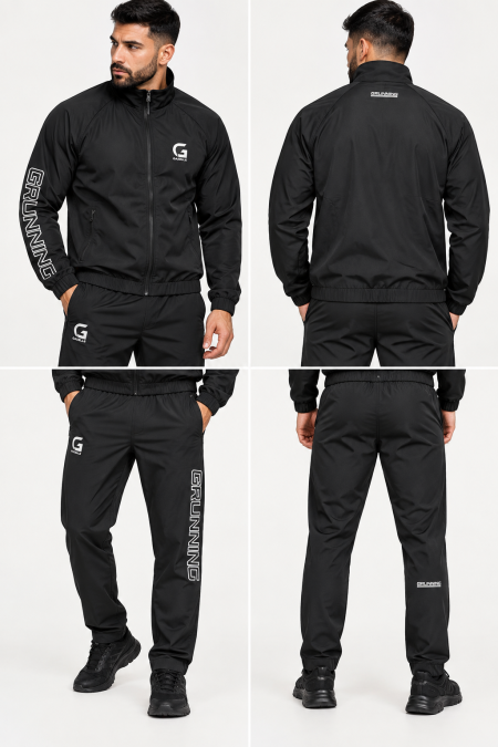 Men Nylon Stand Suit