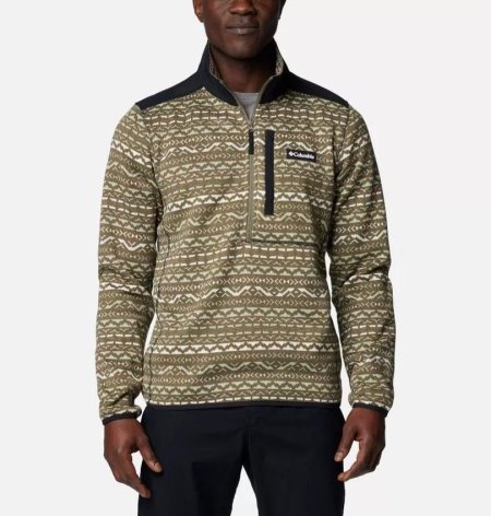 Columbia Men's Sweater Weather™ II Printed Half Zip Pullover Erkek Yarın Fermuar Triko Polar