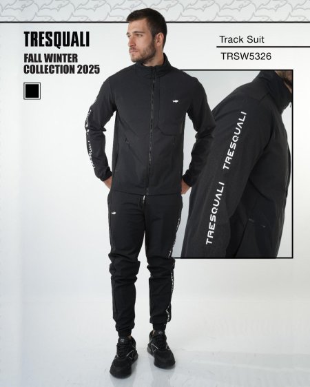 Men’s Stand Strip Nylon Suit