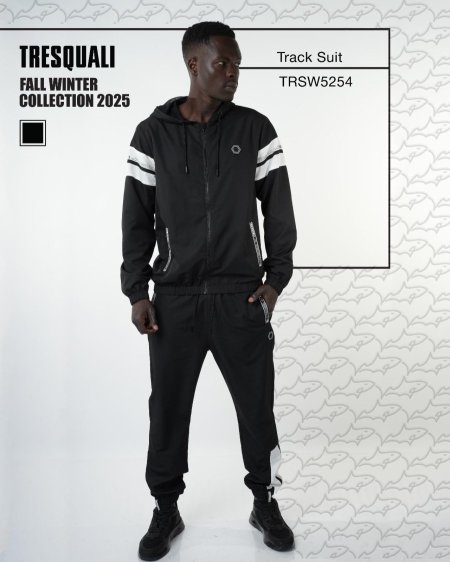 TRACKSUIT ZIP HOODIE AND MESH-LINED PANTS